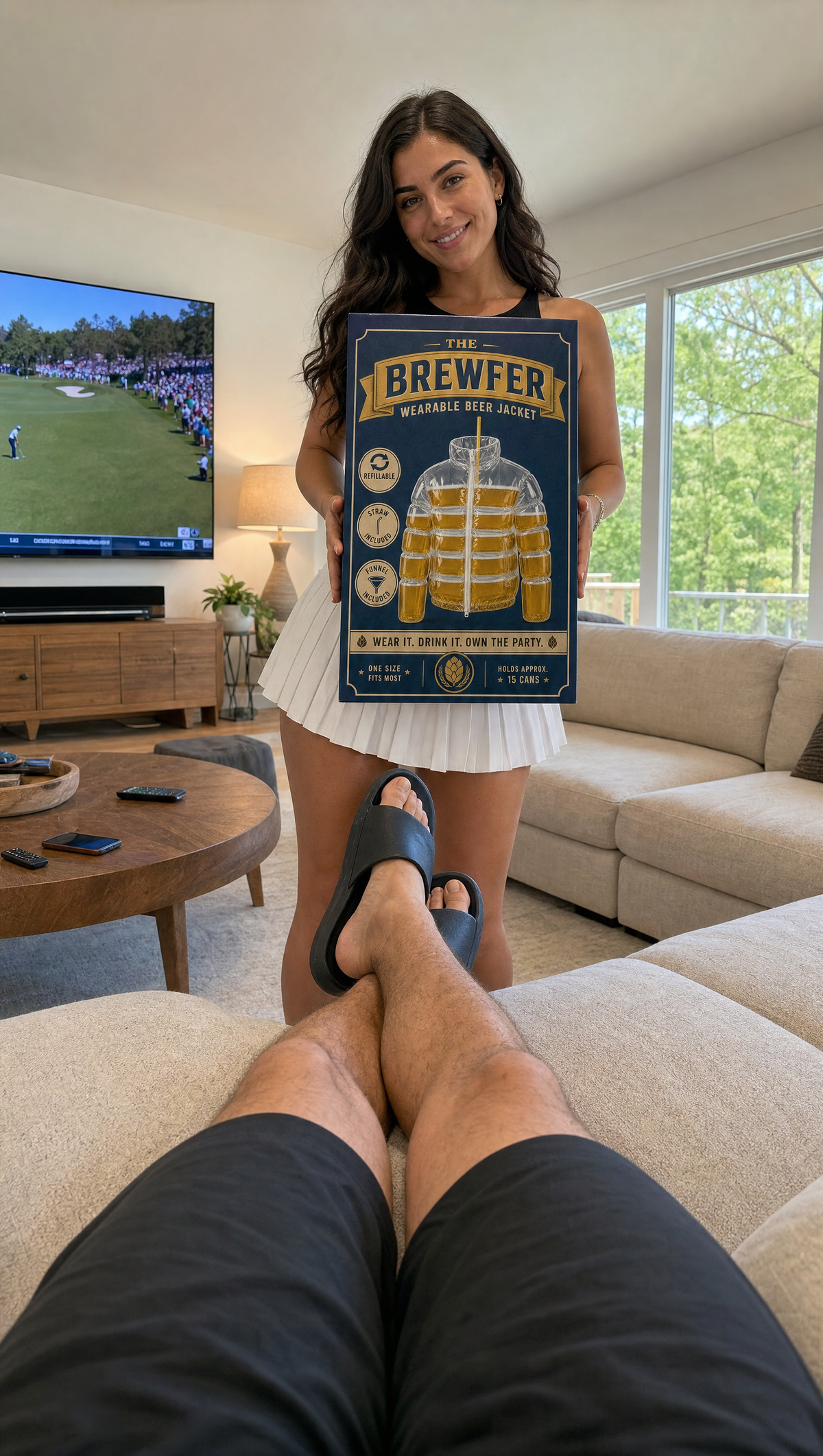 The Brewfer box under the Christmas tree